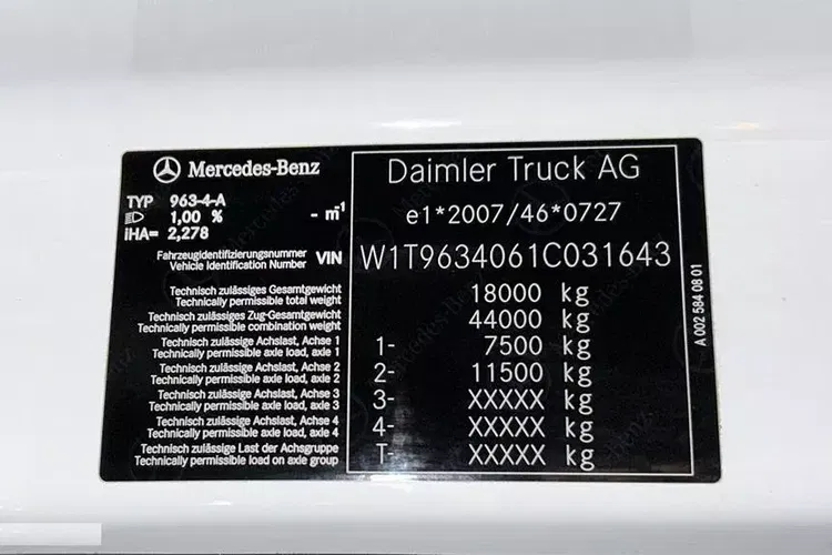 Mercedes ACTROS / 1851 / E 6 / MP 5 / ACC / MEGA / LOW DECK / RETARDER / BIG SPACE zdjęcie 11