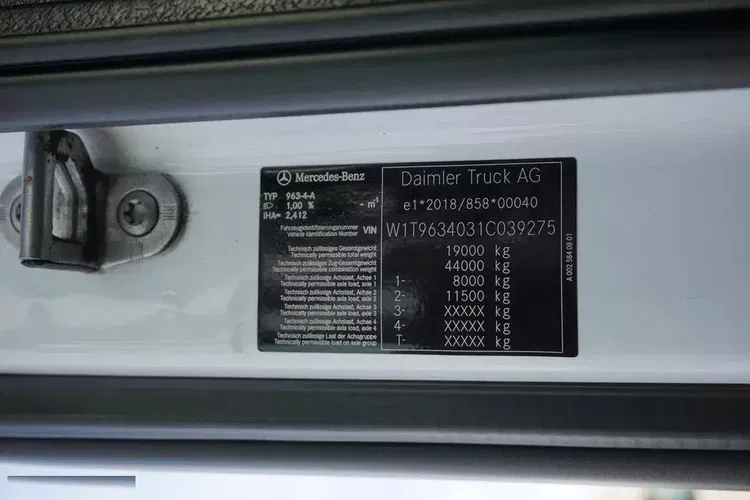 Mercedes ACTROS / 1851 / EURO 6 / ACC / BIG SPACE zdjęcie 11