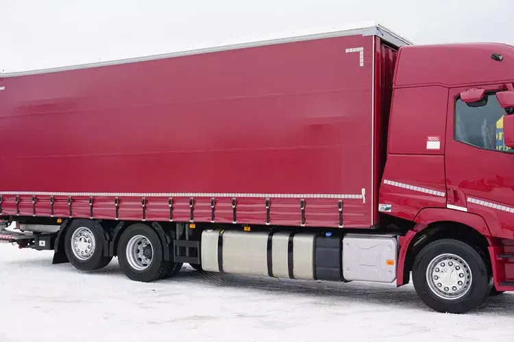 Renault T 380 / ACC / E 6 / FIRANKA + WINDA / 20 PALET / DŁ. 8.2 M / OŚ SKRĘTNA zdjęcie 16