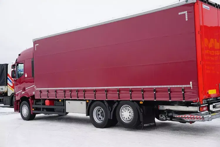 Renault T 380 / ACC / E 6 / FIRANKA + WINDA / 20 PALET / DŁ. 8.2 M / OŚ SKRĘTNA zdjęcie 26