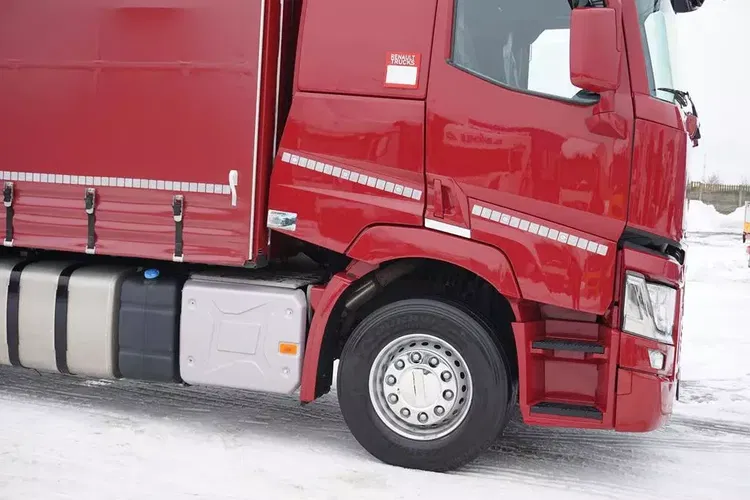 Renault T 380 / ACC / E 6 / FIRANKA + WINDA / 20 PALET / DŁ. 8.2 M / OŚ SKRĘTNA zdjęcie 33