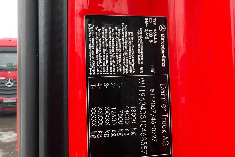 Mercedes ACTROS prokontraktowy zdjęcie 14