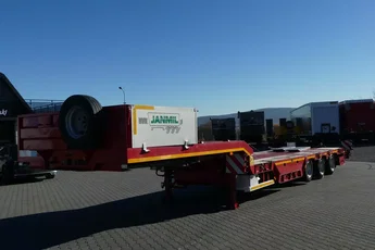 JANMIL NISKOPODWOZIOWA / LAWETA / OŚ SKRĘTNA I PODNOSZONA / WCIĄGARKA /