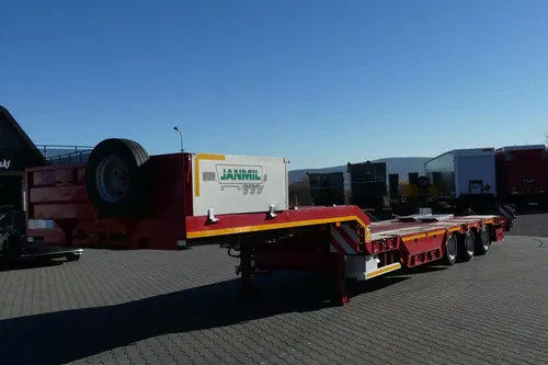 JANMIL NISKOPODWOZIOWA / LAWETA / OŚ SKRĘTNA I PODNOSZONA / WCIĄGARKA /