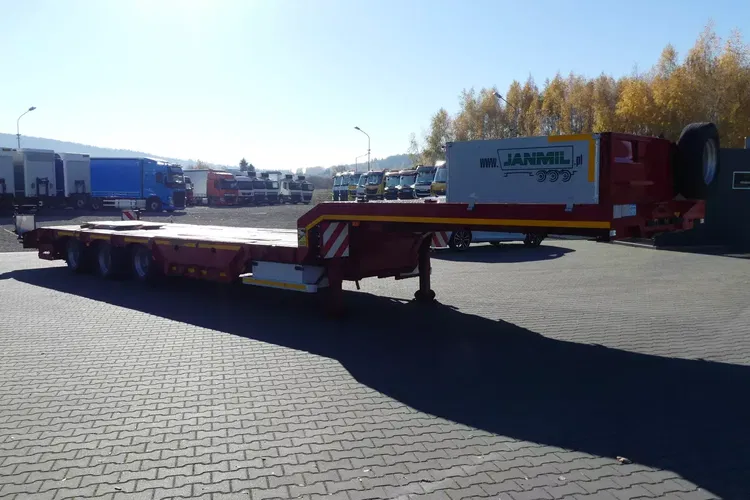 JANMIL NISKOPODWOZIOWA / LAWETA / OŚ SKRĘTNA I PODNOSZONA / WCIĄGARKA / zdjęcie 10