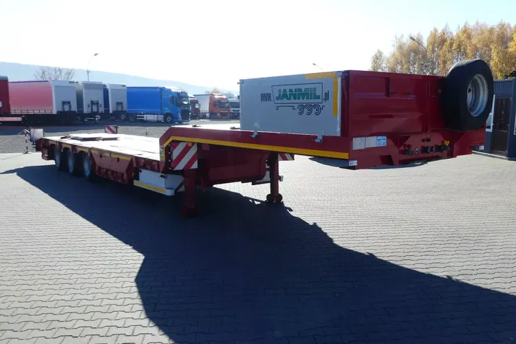 JANMIL NISKOPODWOZIOWA / LAWETA / OŚ SKRĘTNA I PODNOSZONA / WCIĄGARKA / zdjęcie 11