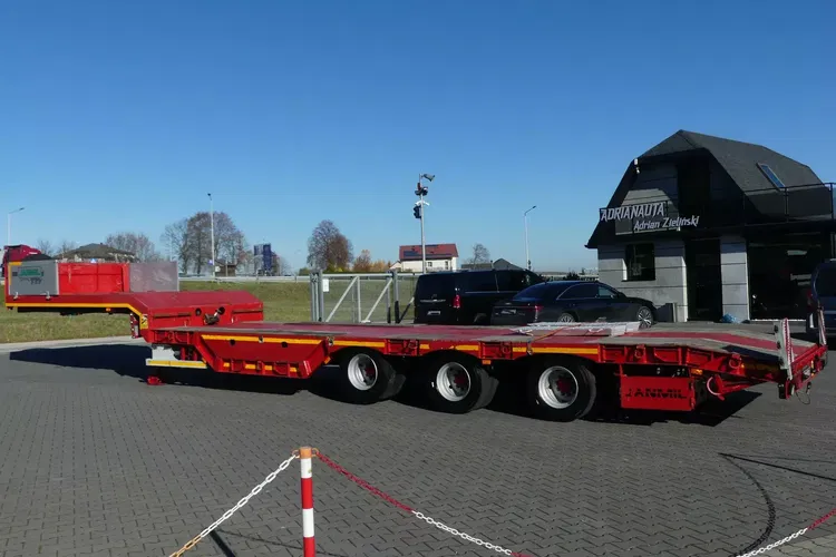 JANMIL NISKOPODWOZIOWA / LAWETA / OŚ SKRĘTNA I PODNOSZONA / WCIĄGARKA / zdjęcie 3