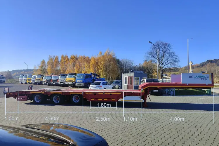 JANMIL NISKOPODWOZIOWA / LAWETA / OŚ SKRĘTNA I PODNOSZONA / WCIĄGARKA / zdjęcie 9