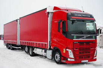 Volvo FH 460 / ZESTAW TANDEM / 120 M3 / PRZEJAZDOWY / KLIMA POSTOJOWA  / OŚ PODNOSZONA SKRĘTNA / WIELTON  2021 ROK / 6x2