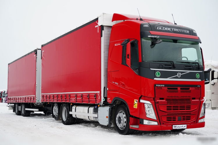 Volvo FH 460 / ZESTAW TANDEM / 120 M3 / PRZEJAZDOWY / KLIMA POSTOJOWA  / OŚ PODNOSZONA SKRĘTNA / WIELTON  2021 ROK / 6x2 zdjęcie 2