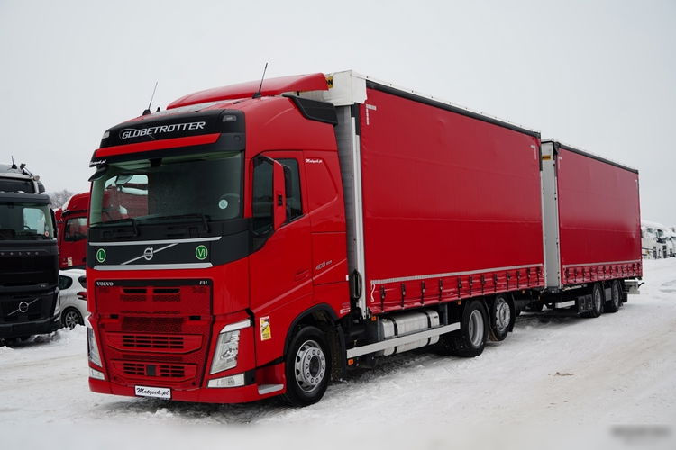 Volvo FH 460 / ZESTAW TANDEM / 120 M3 / PRZEJAZDOWY / KLIMA POSTOJOWA  / OŚ PODNOSZONA SKRĘTNA / WIELTON  2021 ROK / 6x2 zdjęcie 3