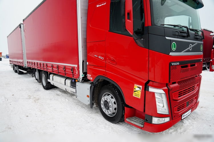 Volvo FH 460 / ZESTAW TANDEM / 120 M3 / PRZEJAZDOWY / KLIMA POSTOJOWA  / OŚ PODNOSZONA SKRĘTNA / WIELTON  2021 ROK / 6x2 zdjęcie 7