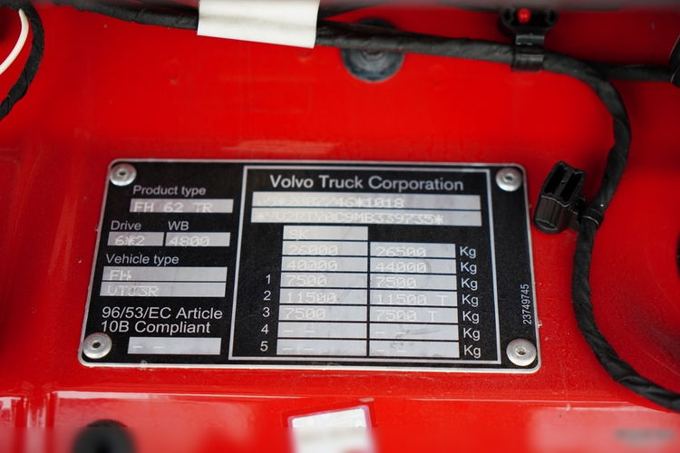 Volvo FH 460 / FIRANKA 7.45 M / SOLÓWKA / I-SAVE / KLIMATYZACJA POSTOJOWA / OŚ PODNOSZONA I SKRĘTNA / 6x2 zdjęcie 45