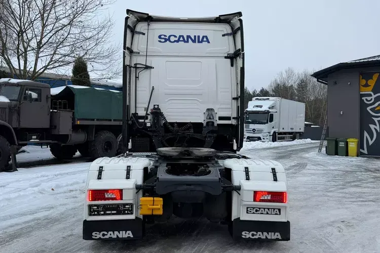 S500 standard z Niemiec full opcja cała na poduszkach tv mikrofala Klima led Kontrakt scania zdjęcie 19