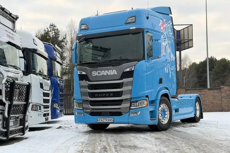 R450 na kontrakcie serwisowym Scania z Niemiec idealny stan zdjęcie 4