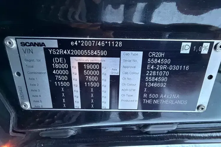 R500 z Niemiec nowe turbo i sprzeglo bez wkładu na kontakcie ASO Scania zdjęcie 28