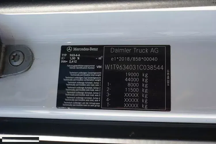 Mercedes ACTROS / 1851 / EURO 6 / ACC / BIG SPACE zdjęcie 11