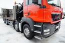 MAN TGS 35.360 / 8x2-4 / LAWETA + HDS HIAB 166 E-2 / NAJAZDY HYDRAULICZNE / WYCIĄGARKA /  zdjęcie 9