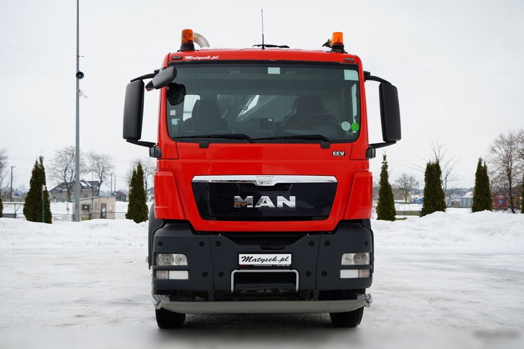 MAN TGS 35.360 / 8x2-4 / LAWETA + HDS HIAB 166 E-2 / NAJAZDY HYDRAULICZNE / WYCIĄGARKA /  zdjęcie 10