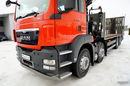 MAN TGS 35.360 / 8x2-4 / LAWETA + HDS HIAB 166 E-2 / NAJAZDY HYDRAULICZNE / WYCIĄGARKA /  zdjęcie 11