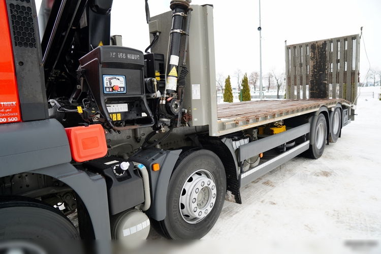 MAN TGS 35.360 / 8x2-4 / LAWETA + HDS HIAB 166 E-2 / NAJAZDY HYDRAULICZNE / WYCIĄGARKA /  zdjęcie 12