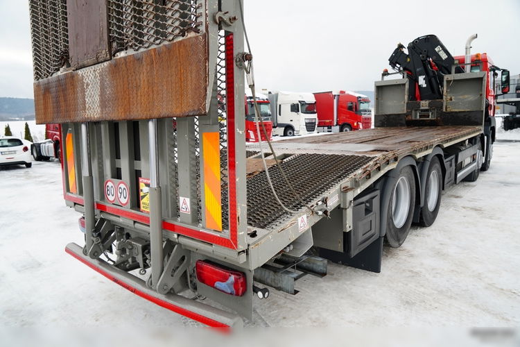 MAN TGS 35.360 / 8x2-4 / LAWETA + HDS HIAB 166 E-2 / NAJAZDY HYDRAULICZNE / WYCIĄGARKA /  zdjęcie 15