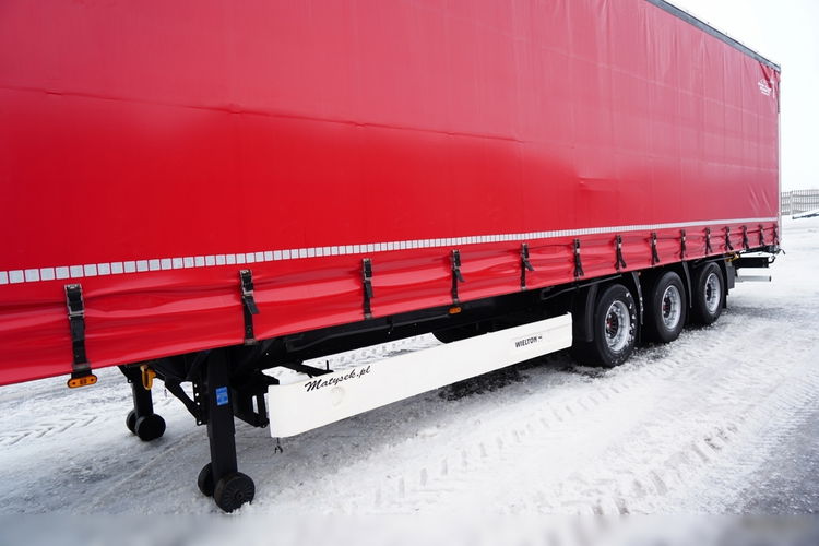 Wielton FIRANKA / MEGA / DACH PODNOSZONY / SYSTEM BDE - ROZSUWANE SŁUPKI / SAF  zdjęcie 10