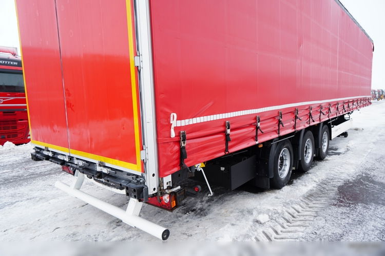 Wielton FIRANKA / MEGA / DACH PODNOSZONY / SYSTEM BDE - ROZSUWANE SŁUPKI / SAF  zdjęcie 13