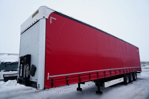 Wielton FIRANKA / MEGA / DACH PODNOSZONY / SYSTEM BDE - ROZSUWANE SŁUPKI / SAF 