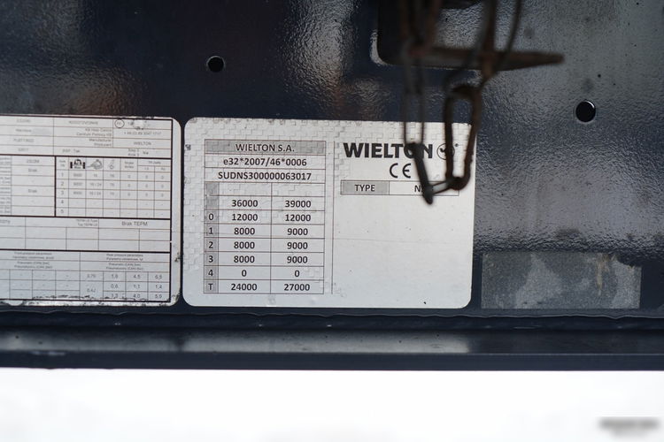 Wielton FIRANKA / MEGA / DACH PODNOSZONY / SYSTEM BDE - ROZSUWANE SŁUPKI / SAF  zdjęcie 27