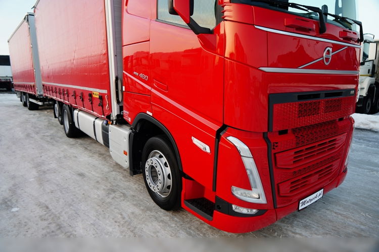 Volvo FH 460 / ZESTAW TANDEM / 120 M3 / PRZEJAZDOWY / I-SAVE / KLIMATYZACJA POSTOJOWA / OŚ PODNOSZONA / OŚ SKRĘTNA / PLANDEKA ZBROJONA  6x2 zdjęcie 10