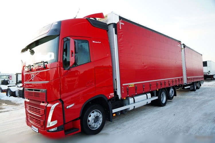 Volvo FH 460 / ZESTAW TANDEM / 120 M3 / PRZEJAZDOWY / I-SAVE / KLIMATYZACJA POSTOJOWA / OŚ PODNOSZONA / OŚ SKRĘTNA / PLANDEKA ZBROJONA  6x2 zdjęcie 5