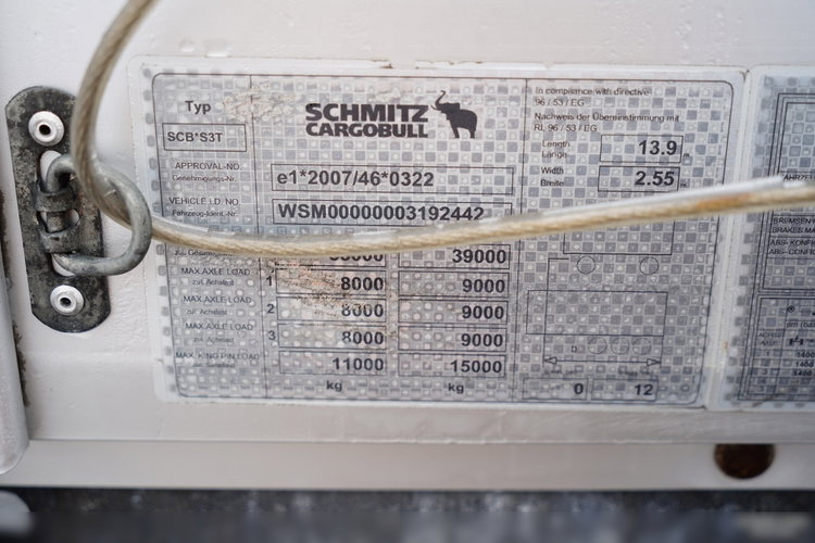 Schmitz -CARGOBULL / FIRANKA / STANDARD / MULDA DO STALI - 7 M / MULTILOCK / ALUFELGI  zdjęcie 29