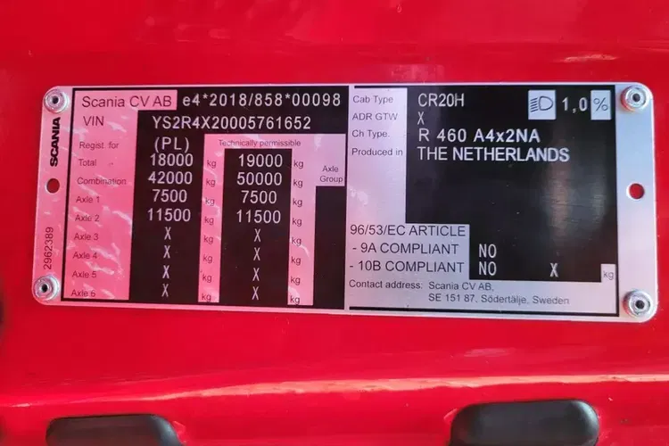 Scania R 460 A4x2NA Standard zdjęcie 11