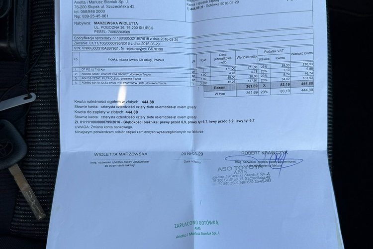 Yaris Toyota Yaris 2014 1.3 benzyna Salon Polska przebieg 84tyś bezwypadkowy zdjęcie 44