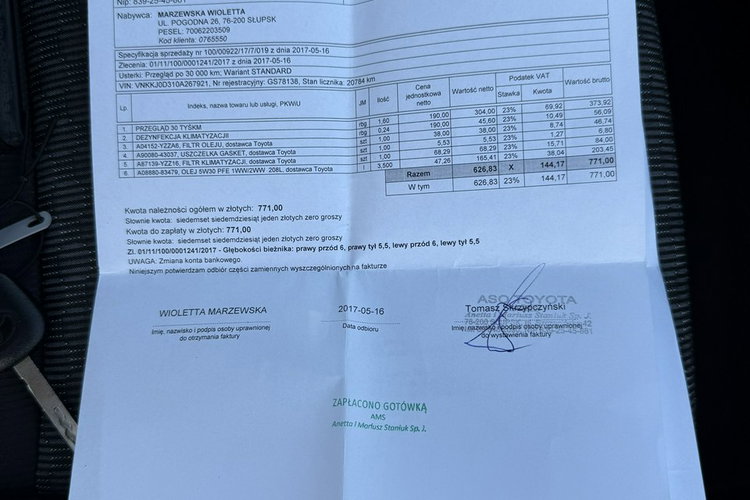 Yaris Toyota Yaris 2014 1.3 benzyna Salon Polska przebieg 84tyś bezwypadkowy zdjęcie 46