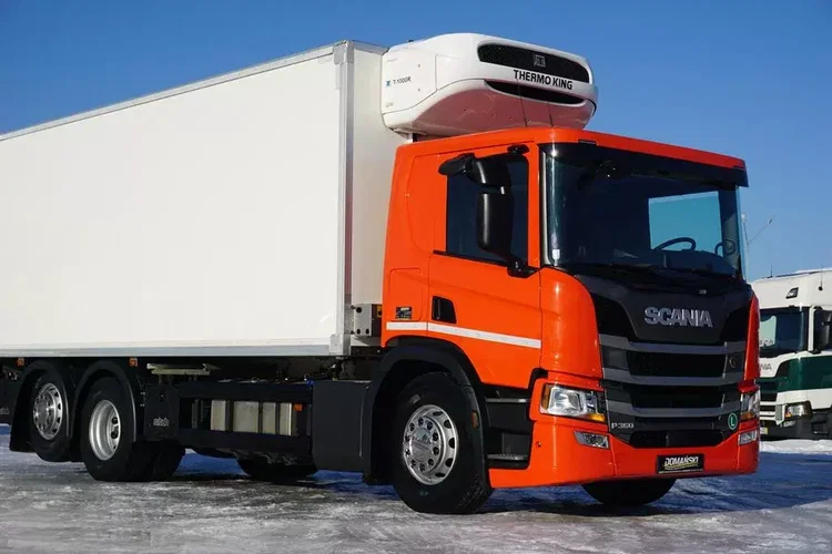 Scania P 360 / E 6 / CHŁODNIA + WINDA / 18 PALET / RETARDER / OŚ SKRĘTNA zdjęcie 26