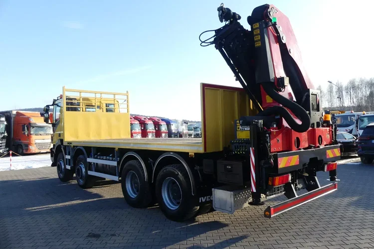 Iveco TRAKKER 450 / 8x4 / EURO 6 / HDS PALFINGER PK 22002-EH / NISKI PRZEBIEG / zdjęcie 11