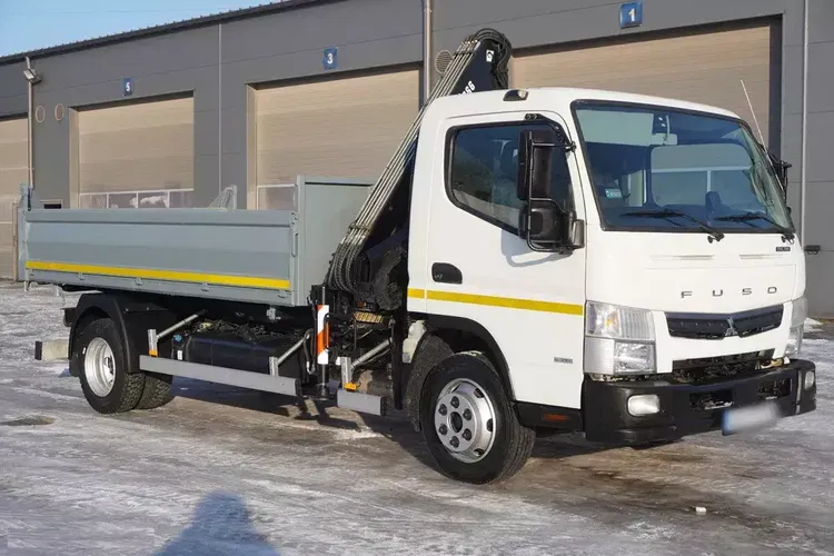 Mitsubishi Fuso Canter 9C18 / HDS HIAB 066 B-2 DUO / wywrotka 3-stronna zdjęcie 2