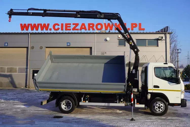 Mitsubishi Fuso Canter 9C18 / HDS HIAB 066 B-2 DUO / wywrotka 3-stronna zdjęcie 5
