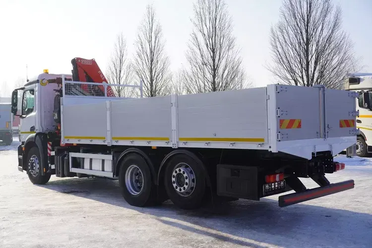 Mercedes Antos 2540 / Burtowy 15 EPAL / HDS Fassi F165 / 6.1 t / Zasięg 8 m / pilot / rotator / 630 MTH / oś skrętna zdjęcie 8