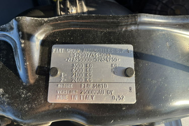 Fiat Ducato 2.3/130KM Skrzynia + Stelaż i Plandeka zdjęcie 13