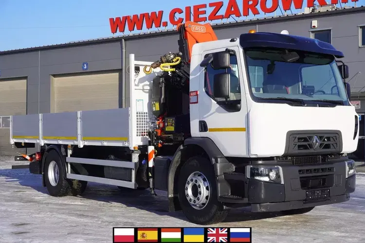 Renault C280 DTI 8 / HDS Fassi F135A.22 / Pilot / Rotator / Burtowy 15 EPAL zdjęcie 1