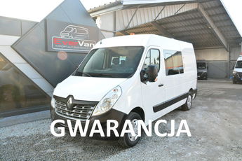 Renault Master średniak 7 osobowy brygadówka doka 130KM pełna opcja