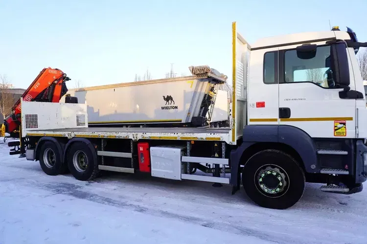 MAN TGS 26.420 6x4 / Fassi F215A.2.24 / Pilot / Rotator / 170 tys. km / platforma 6.7 m zdjęcie 2