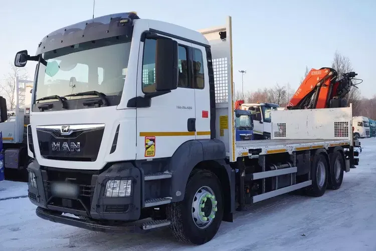 MAN TGS 26.420 6x4 / Fassi F215A.2.24 / Pilot / Rotator / 170 tys. km / platforma 6.7 m zdjęcie 7