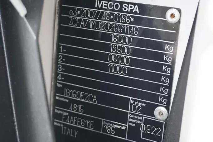 Iveco EUROCARGO / 160-250 / E 6 / CHŁODNIA + WINDA / 14 EUROPALET zdjęcie 11