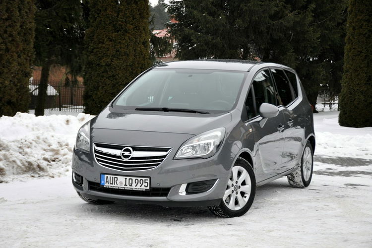 Opel Meriva 1.4T(140KM) 84tyś.km Lift Led Duża Navi Skóry 2xParkt I Wł Alu16"ASO zdjęcie 9