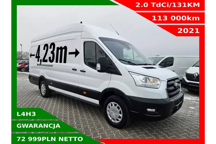 Ford transit L4H3 72999zł NETTO 2.0TdCi/131KM zdjęcie 1