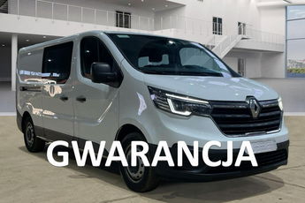 Renault Trafic long L2H1 brygadówka 7-osobowy 2.0 150KM pełna opcja 2-stronne drzwi